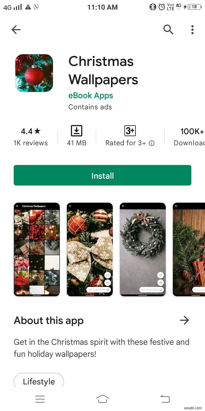 แอพวอลเปเปอร์คริสต์มาสฟรี 15 อันดับแรกสำหรับ Android