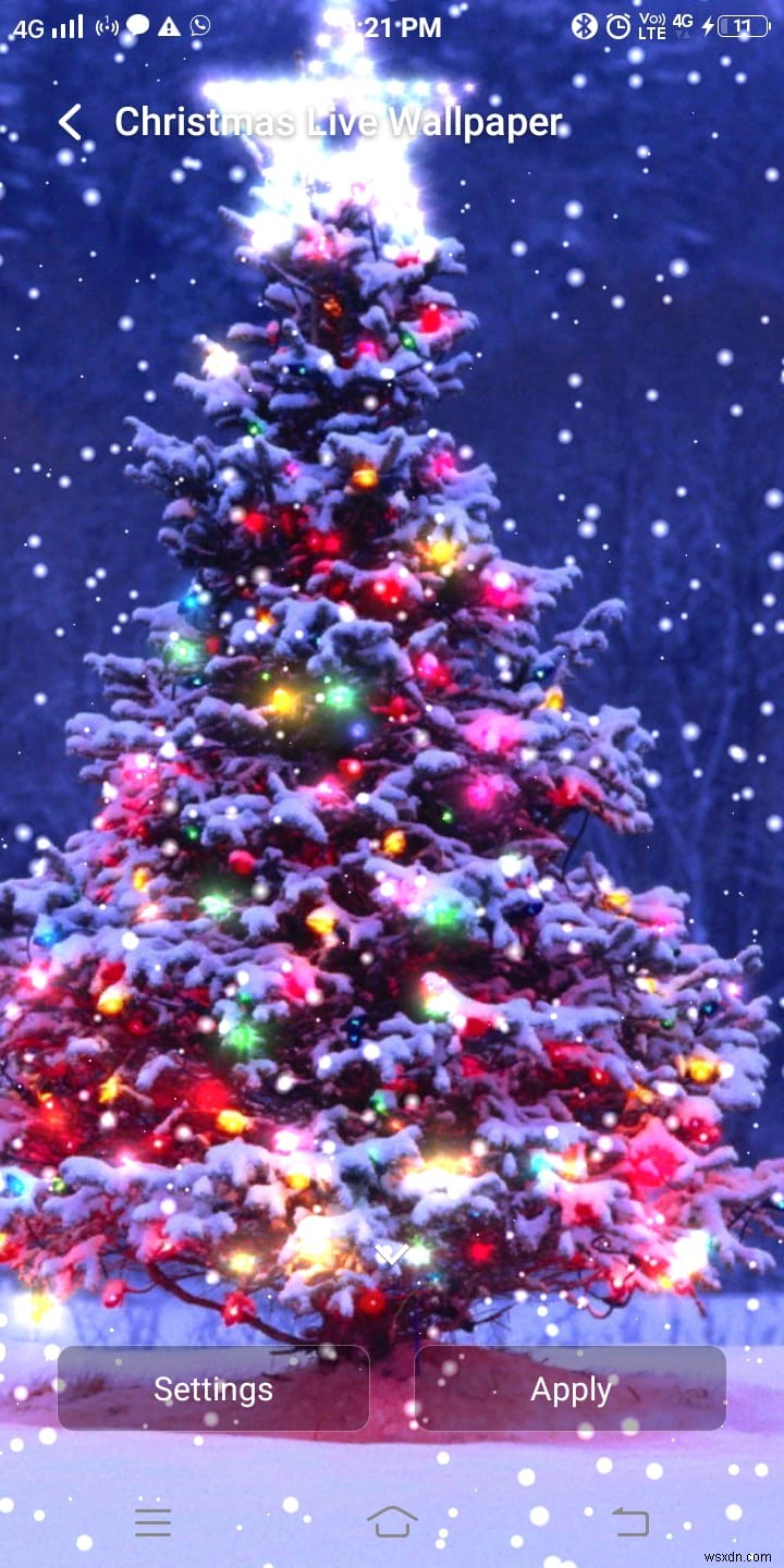แอพวอลเปเปอร์คริสต์มาสฟรี 15 อันดับแรกสำหรับ Android