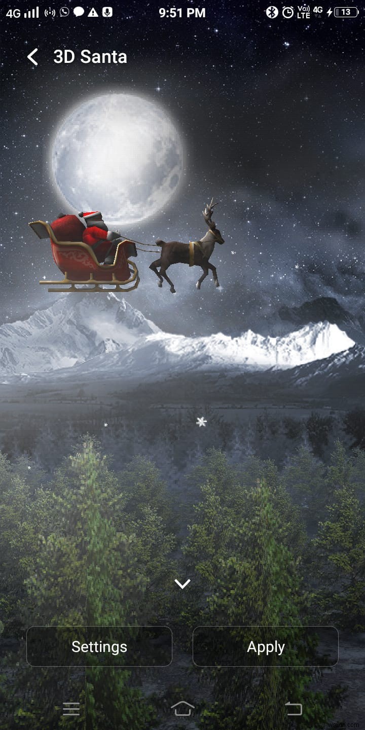 แอพวอลเปเปอร์คริสต์มาสฟรี 15 อันดับแรกสำหรับ Android