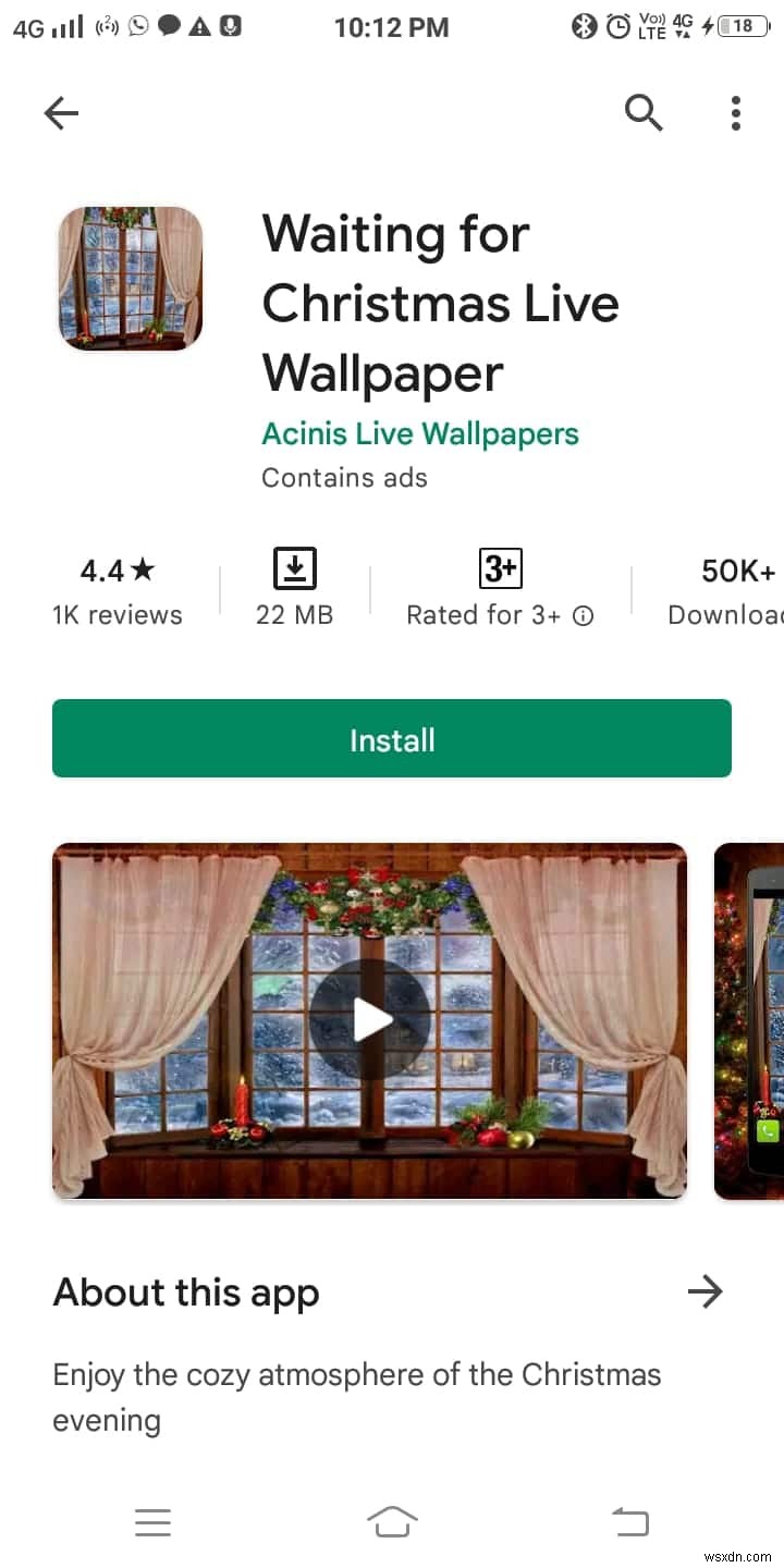 แอพวอลเปเปอร์คริสต์มาสฟรี 15 อันดับแรกสำหรับ Android