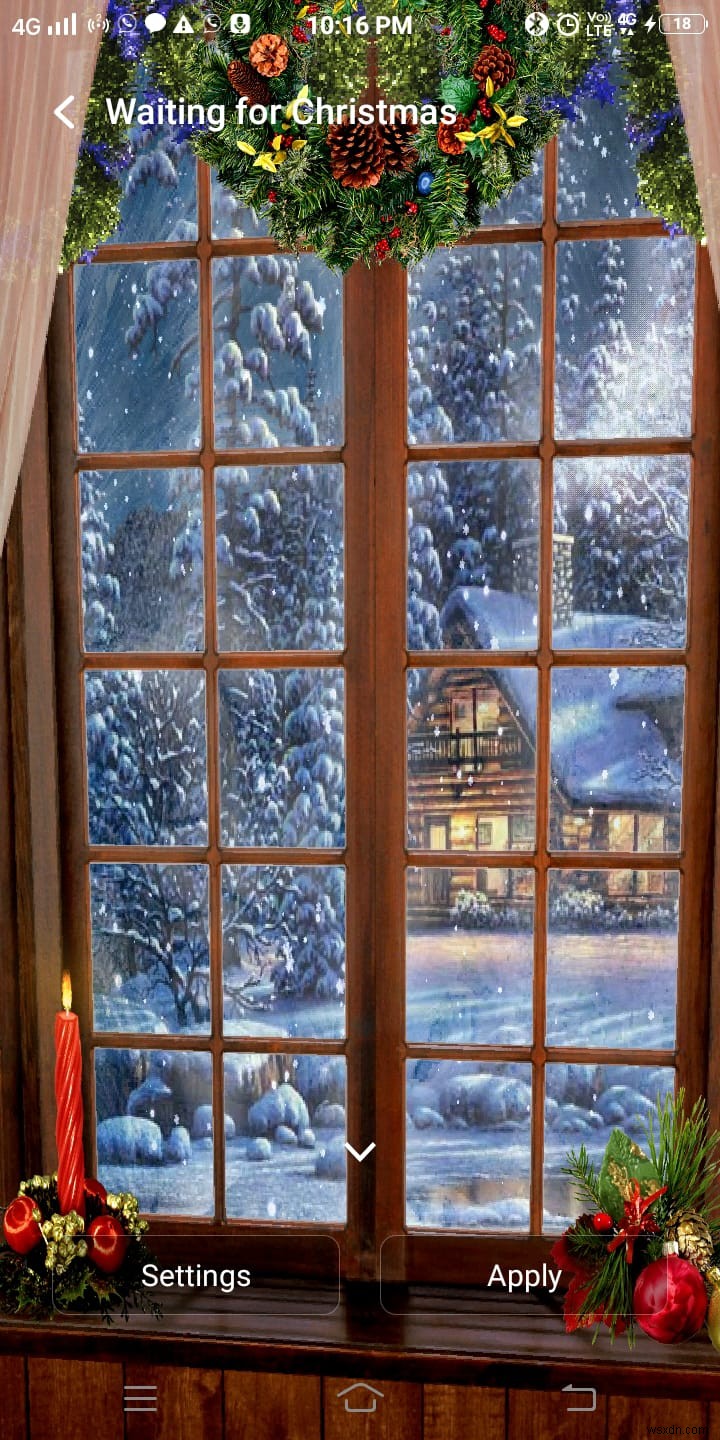 แอพวอลเปเปอร์คริสต์มาสฟรี 15 อันดับแรกสำหรับ Android