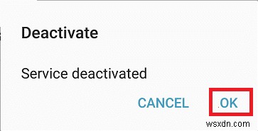 วิธีหยุดข้อความแฟลช