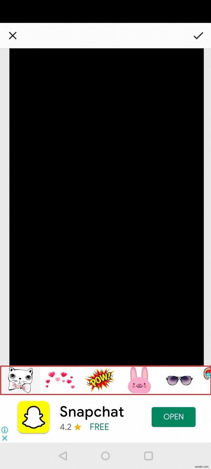 วิธีการใส่ฟิลเตอร์ Snapchat บนรูปภาพจากม้วนฟิล์ม