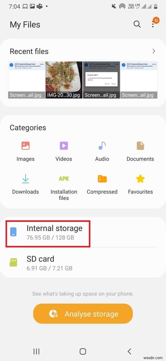 7 วิธีด่วนในการล้างถังขยะบน Android