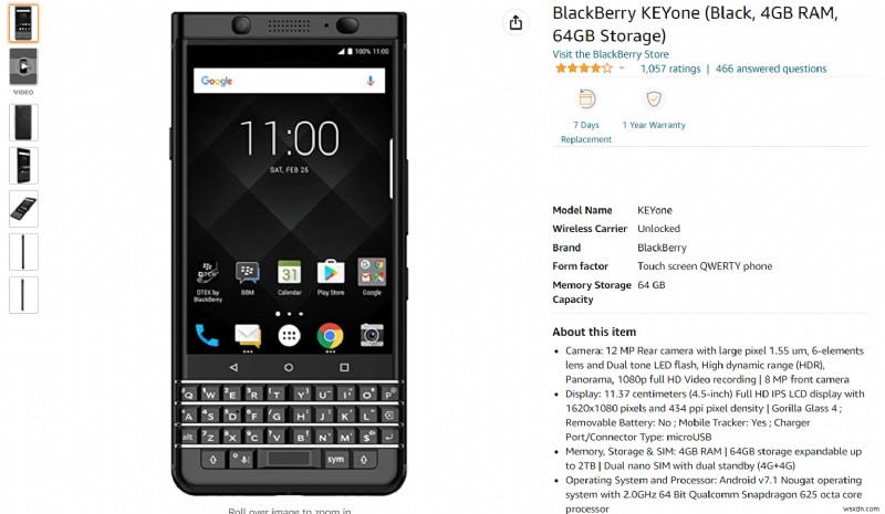 9 สมาร์ทโฟน Android ที่ดีที่สุดพร้อมคีย์บอร์ด