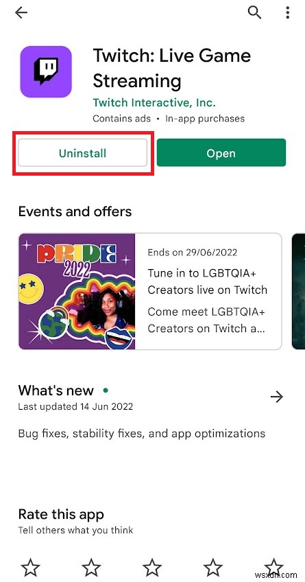 Twitch অ্যাপ অ্যান্ড্রয়েডে কাজ করছে না তা ঠিক করুন