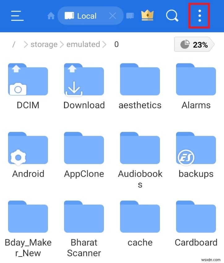 วิธีใช้ .estrongs บน Android