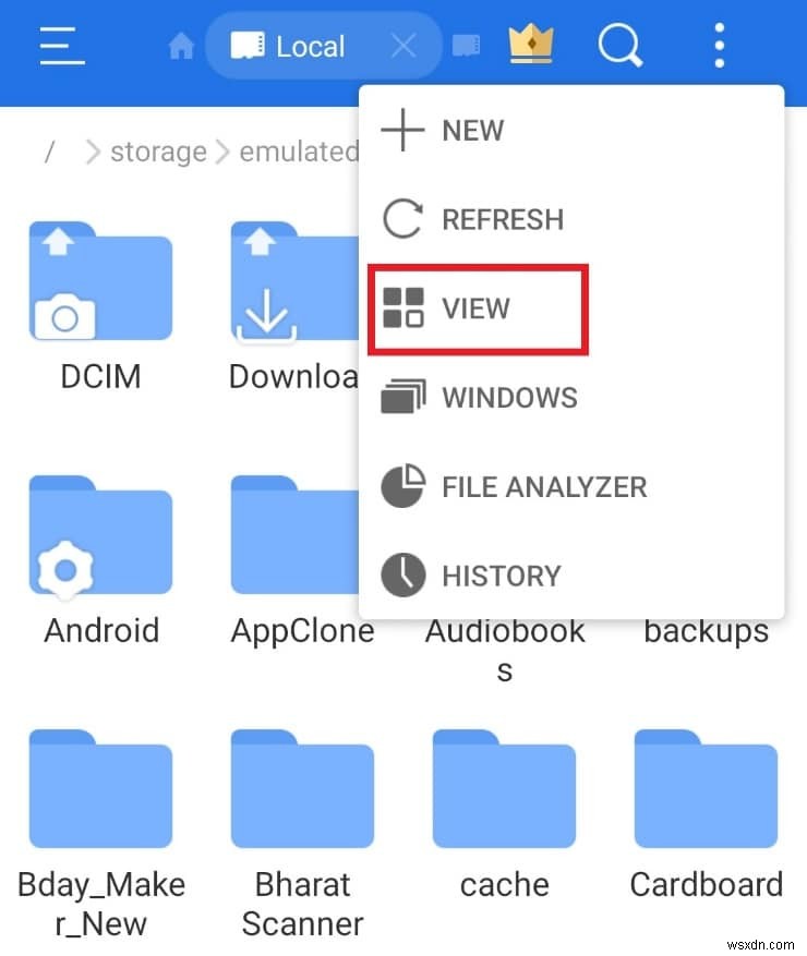 วิธีใช้ .estrongs บน Android