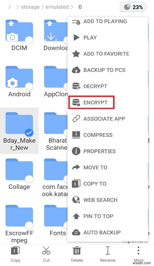 วิธีใช้ .estrongs บน Android