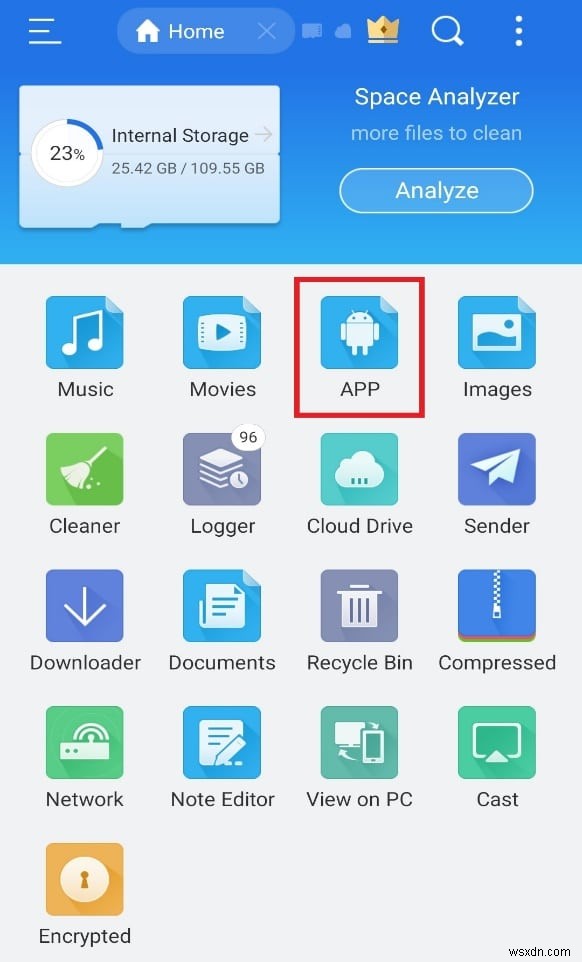 วิธีใช้ .estrongs บน Android