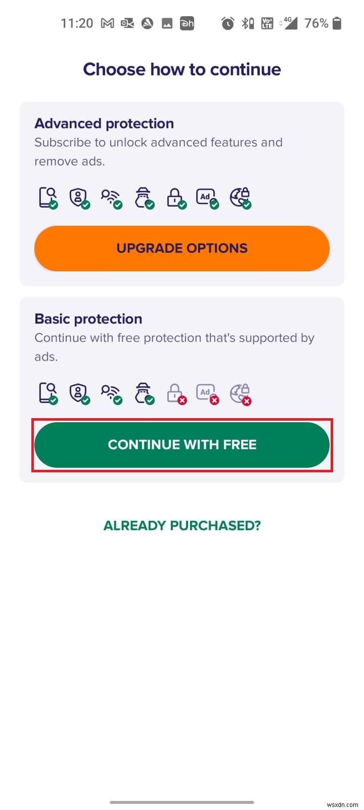 แก้ไขข้อผิดพลาด Google Play Store ในการตรวจสอบการอัปเดต