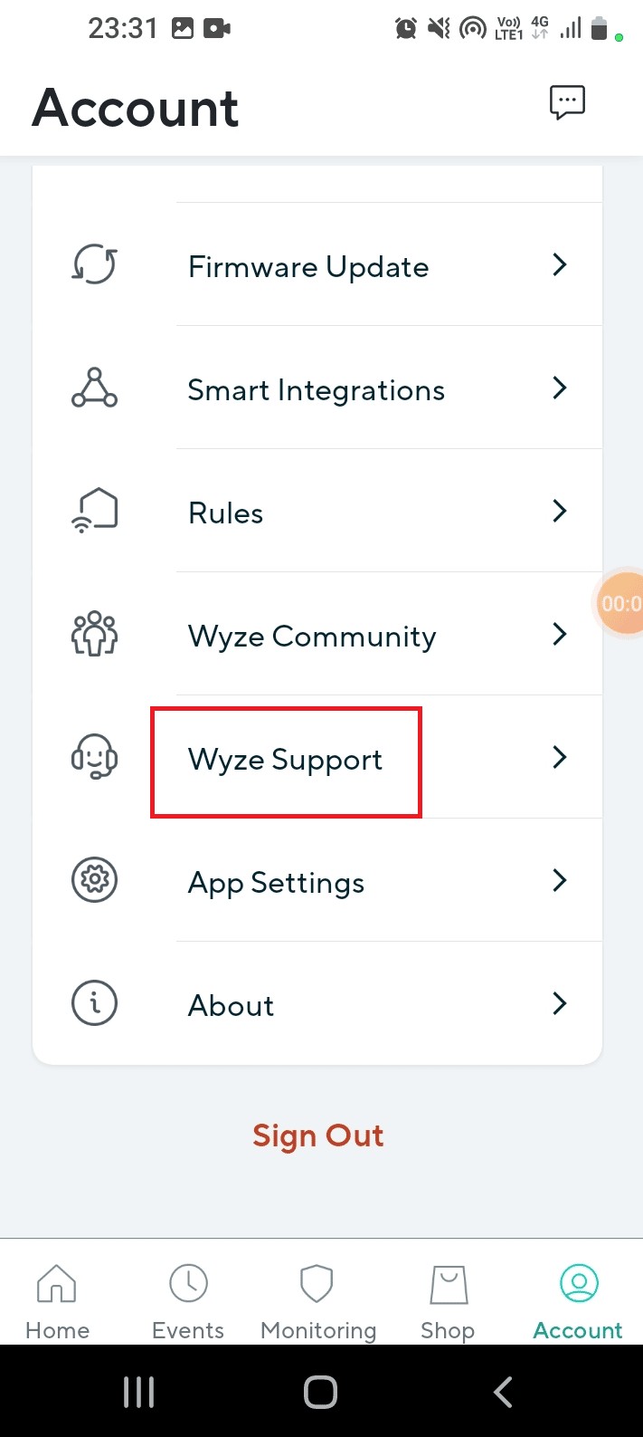 แก้ไข Wyze Error Code 06 บน Android
