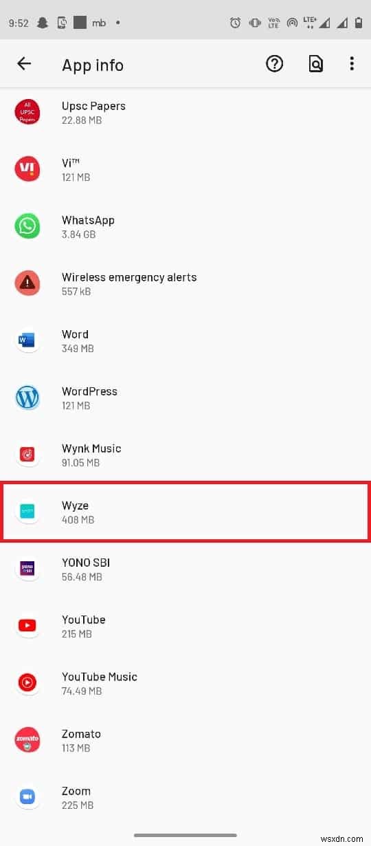 แก้ไขข้อผิดพลาด Wyze 07 บน Android 