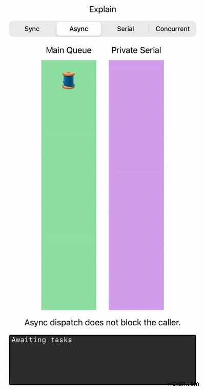 อธิบายการทำงานพร้อมกัน:วิธีสร้างแอป iOS แบบมัลติเธรด 