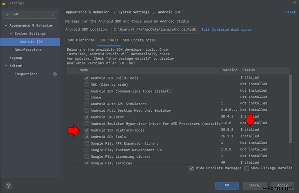 คู่มือการติดตั้ง ADB Android:ไดรเวอร์และคำสั่ง 