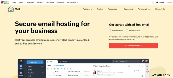ผู้ให้บริการอีเมลฟรีที่ดีที่สุด [คู่มือบริการบัญชีอีเมลออนไลน์ 2021] 