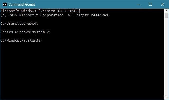 วิธีการเปลี่ยนไดเรกทอรีใน CMD บน Windows 10 ผ่าน Command Line0