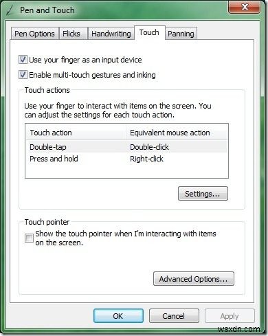 3 cách dễ dàng để bật hoặc tắt tính năng đa chạm trên Windows 7