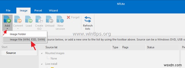วิธีการแปลง Install.WIM เป็น Install.ESD หรือในทางกลับกัน