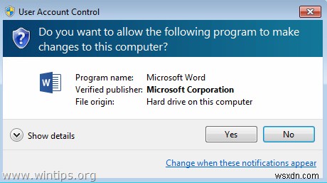 FIX:क्या आप निम्न प्रोग्राम को इस कंप्यूटर में परिवर्तन करने की अनुमति देना चाहते हैं? वर्ड 2013 या एक्सेल 2013 में (समाधान)