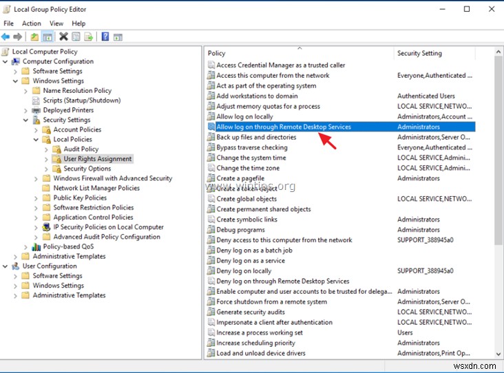 วิธีการติดตั้งบริการเดสก์ท็อประยะไกล (บริการเทอร์มินัล) บนเซิร์ฟเวอร์ 2016/2012