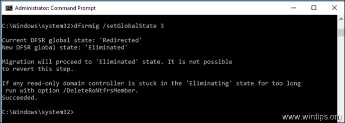 การแก้ไข:File Replication Service (FRS) เลิกใช้แล้วหลังจากการโยกย้ายไปยัง Active Directory 2012 หรือ 2016 (แก้ไขแล้ว)