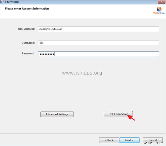 स्थानीय नेटवर्क (इंटरनेट पर) के बाहर Synology NAS ड्राइव को मैप कैसे करें।