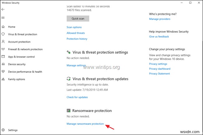 FIX:कंट्रोल्ड फोल्डर एक्सेस प्रोग्राम को मेमोरी में बदलाव करने से रोकता है। (समाधान)
