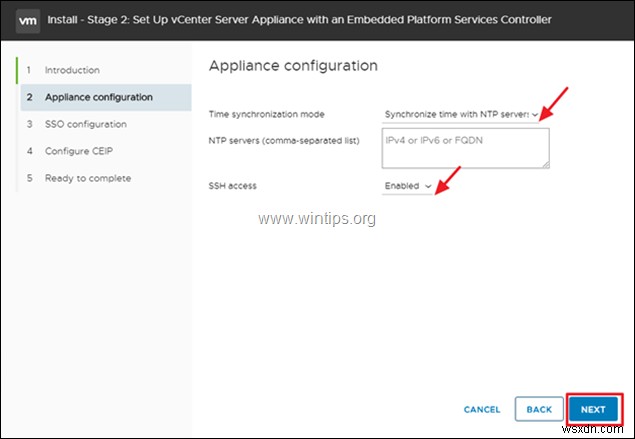 วิธีการติดตั้ง VCenter Server Appliance ใน VMware vSphere Hypervisor ESXi 6.7