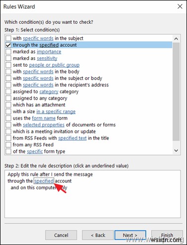 कैसे बदलें कि Outlook 2016/2019 में IMAP खाते के लिए भेजे गए ईमेल कहाँ संग्रहीत हैं।