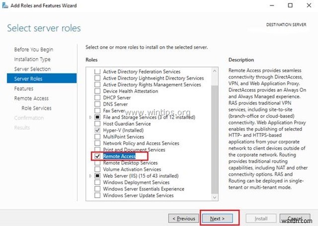 Windows Server 2016 (PPTP) पर VPN सर्वर कैसे सेटअप करें।