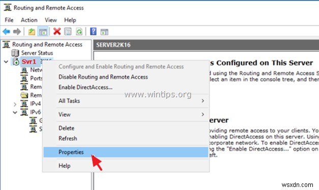 Windows Server 2016 (PPTP) पर VPN सर्वर कैसे सेटअप करें।