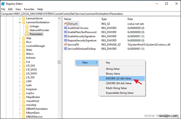 การแก้ไข:การเข้าถึงโฟลเดอร์แชร์เครือข่ายช้าใน Windows 10/8.1 (แก้ไขแล้ว) 