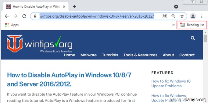 डेस्कटॉप या मोबाइल पर क्रोम रीडिंग लिस्ट को कैसे इनेबल या रिमूव करें।