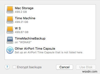 Sao lưu máy Mac của bạn bằng Time Machine