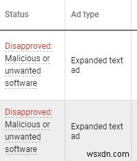 ম্যালওয়্যার এবং অবাঞ্ছিত সফ্টওয়্যারের কারণে Google আপনার বিজ্ঞাপনগুলি সাসপেন্ড করেছে৷