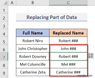 วิธีใช้ Flash Fill ใน Excel (7 ตัวอย่างง่ายๆ) 