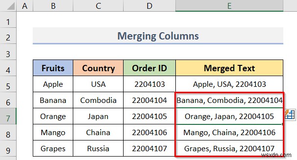 วิธีใช้ Flash Fill ใน Excel (7 ตัวอย่างง่ายๆ) 