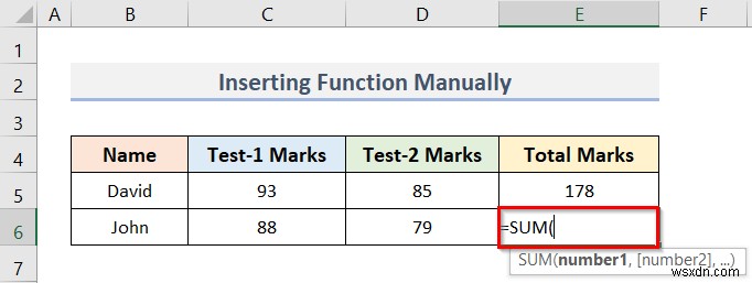 Excel में समीकरण कैसे डालें (3 आसान तरीके)