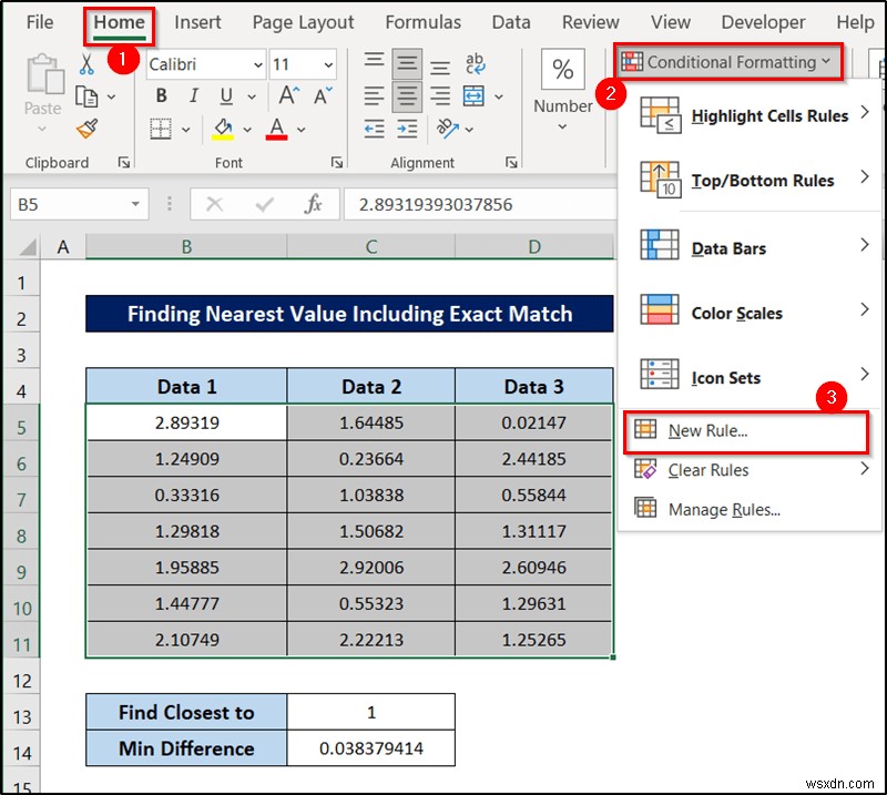 การจัดรูปแบบตามเงื่อนไขด้วยสูตรใน Excel