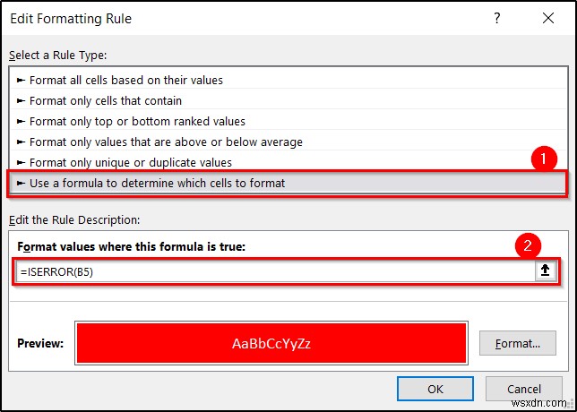 การจัดรูปแบบตามเงื่อนไขด้วยสูตรใน Excel