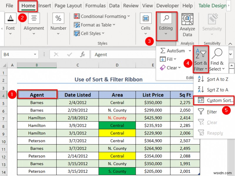 วิธีใช้การเรียงลำดับและกรองด้วยตาราง Excel (4 วิธีที่เหมาะสม)