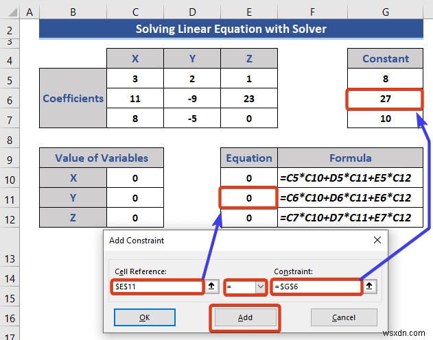 การแก้สมการใน Excel (5 ตัวอย่างที่มีประโยชน์)