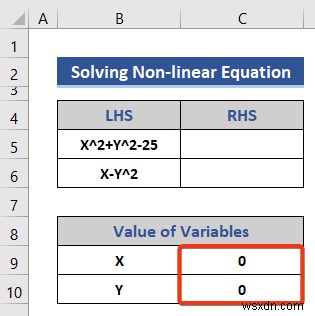 การแก้สมการใน Excel (5 ตัวอย่างที่มีประโยชน์)