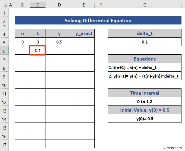 การแก้สมการใน Excel (5 ตัวอย่างที่มีประโยชน์)