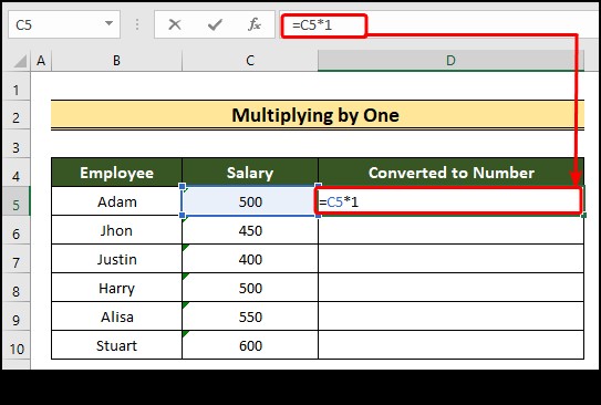 วิธีการแปลงข้อความเป็นตัวเลขใน Excel (8 วิธีง่ายๆ)