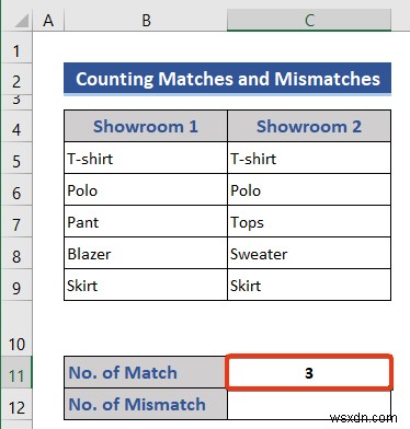 एक्सेल में दो कॉलम या सूचियों की तुलना कैसे करें (4 उपयुक्त तरीके)