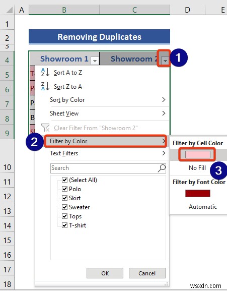 एक्सेल में दो कॉलम या सूचियों की तुलना कैसे करें (4 उपयुक्त तरीके)