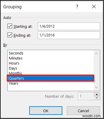 रिपोर्ट बनाएं जो एक्सेल में क्षेत्र के अनुसार तिमाही बिक्री प्रदर्शित करे