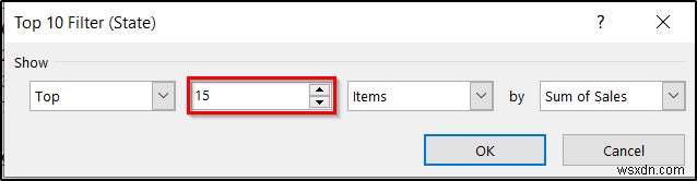 रिपोर्ट बनाएं जो एक्सेल में क्षेत्र के अनुसार तिमाही बिक्री प्रदर्शित करे
